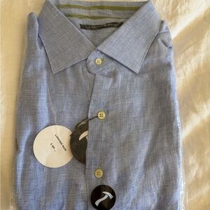 Hammer made  Tailored Blue Men's Dress Shirt